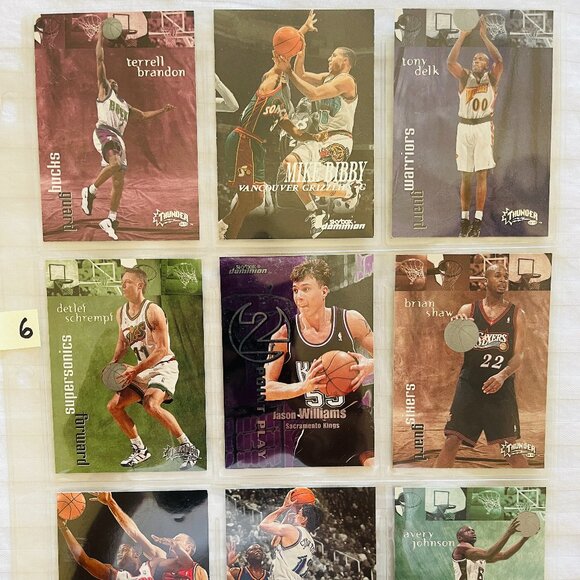 LOT OF 9 BASKETBALL TRADING CARDS. MINT CONDITION. Include an Allen Iverson . - Picture 2 of 9